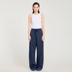 Femme SANDRO Pantalon à Rayures