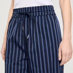 Femme SANDRO Pantalon à Rayures