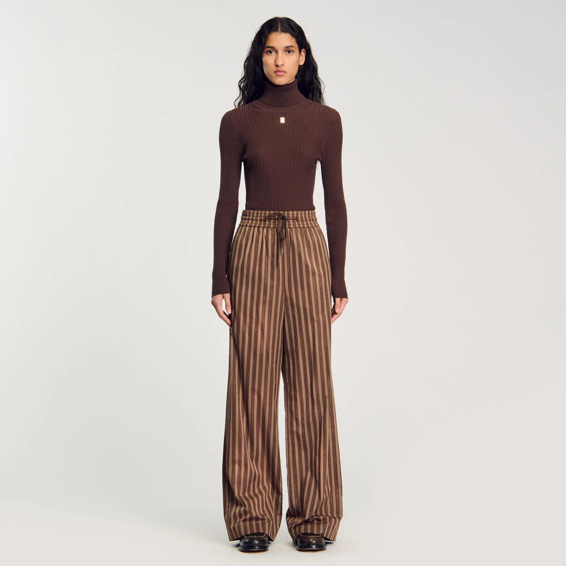 Femme SANDRO Pantalon à Rayures