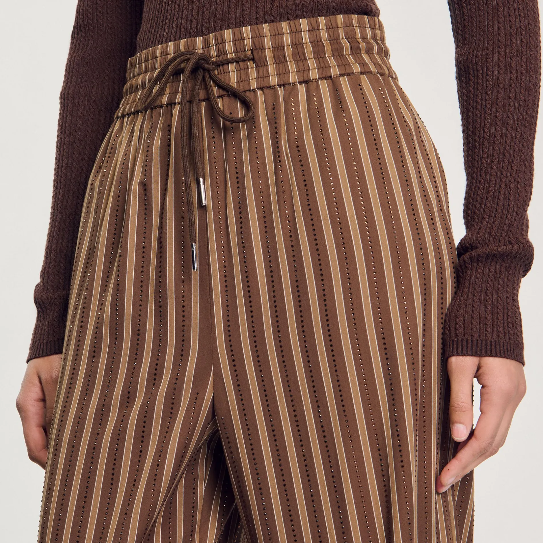 Femme SANDRO Pantalon à Rayures