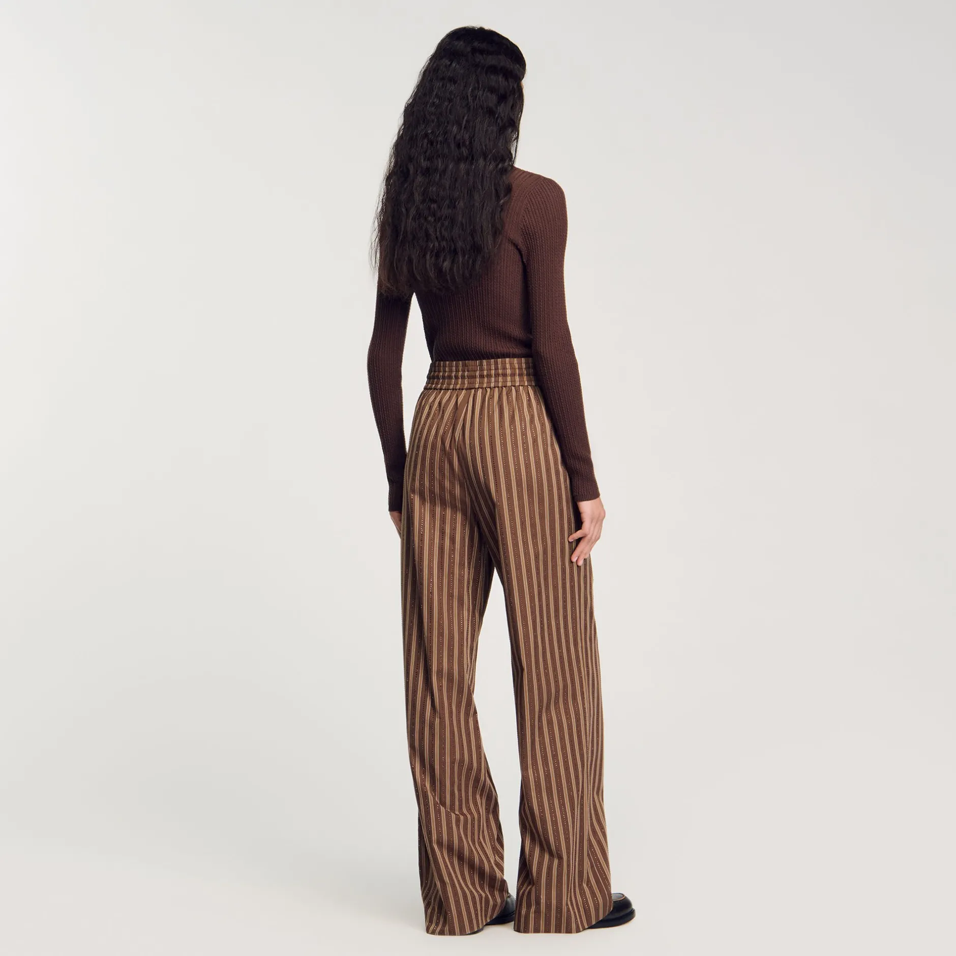 Femme SANDRO Pantalon à Rayures
