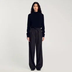Femme SANDRO Pantalon à Rayures