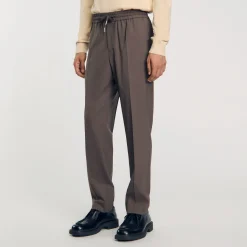 Homme SANDRO Pantalon à Taille élastiquée