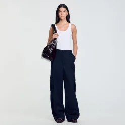 Femme SANDRO Pantalon Cargo