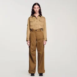 Femme SANDRO Pantalon Cargo