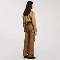 Femme SANDRO Pantalon Cargo