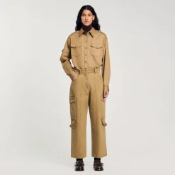 Femme SANDRO Pantalon Cargo