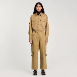 Femme SANDRO Pantalon Cargo