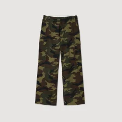 Homme SANDRO Pantalon Cargo Camouflage