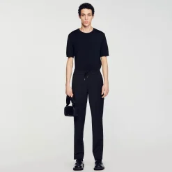 Homme SANDRO Pantalon Cargo élastiqué