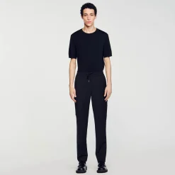 Homme SANDRO Pantalon Cargo élastiqué