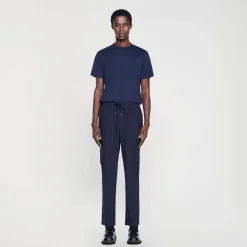 Homme SANDRO Pantalon Cargo élastiqué