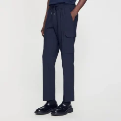 Homme SANDRO Pantalon Cargo élastiqué