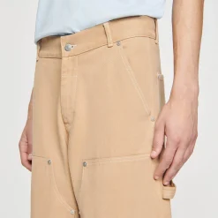Homme SANDRO Pantalon Carpenter En Toile De Coton