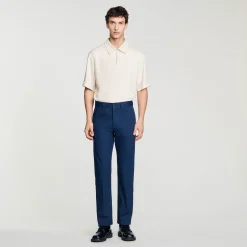 Homme SANDRO Pantalon Chino Droit