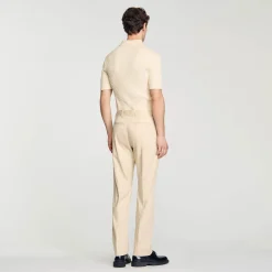 Homme SANDRO Pantalon Chino Droit