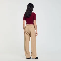 Femme SANDRO Pantalon De Costume