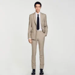 Homme SANDRO Pantalon De Costume