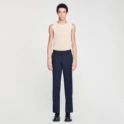 Homme SANDRO Pantalon De Costume