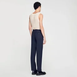 Homme SANDRO Pantalon De Costume