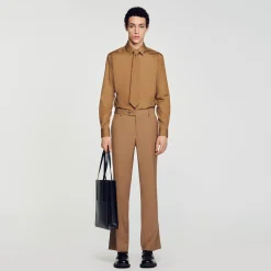 Homme SANDRO Pantalon De Costume