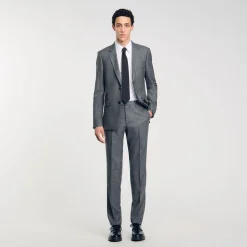 Homme SANDRO Pantalon De Costume
