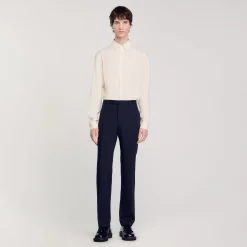 Homme SANDRO Pantalon De Costume