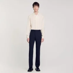 Homme SANDRO Pantalon De Costume