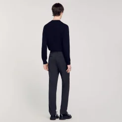 Homme SANDRO Pantalon De Costume