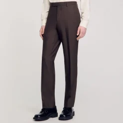 Homme SANDRO Pantalon De Costume