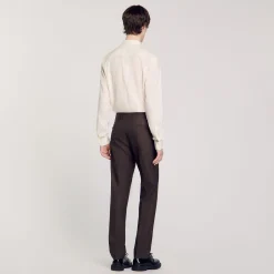 Homme SANDRO Pantalon De Costume