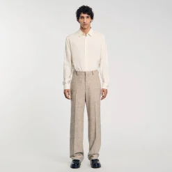 Homme SANDRO Pantalon De Costume