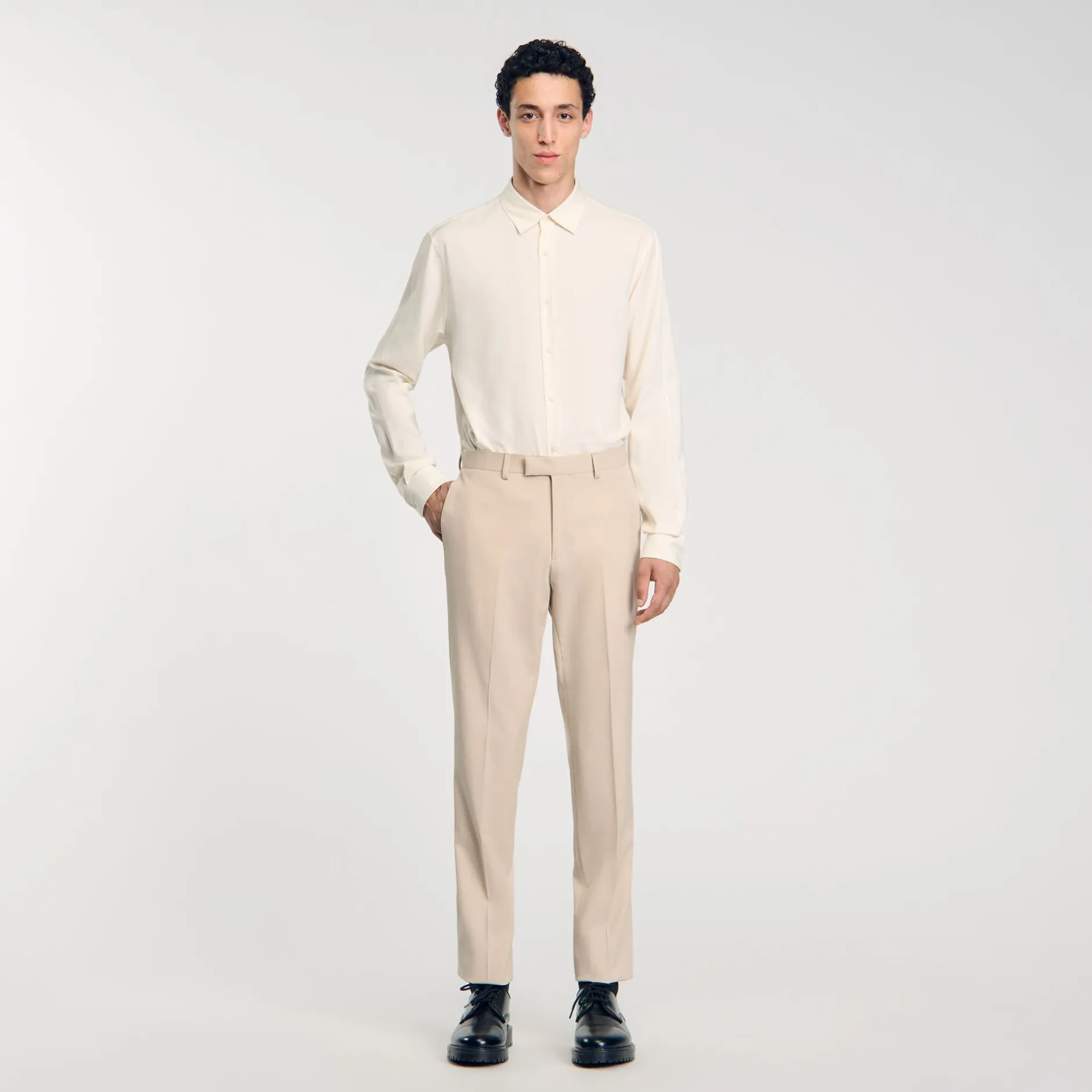 Homme SANDRO Pantalon De Costume