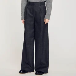 Femme SANDRO Pantalon De Costume à Carreaux
