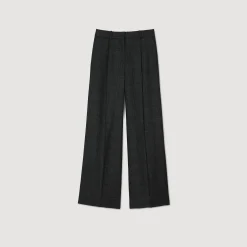 Femme SANDRO Pantalon De Costume à Carreaux