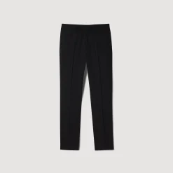 Homme SANDRO Pantalon De Costume à Coupe Classique