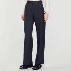 Femme SANDRO Pantalon De Costume En Laine