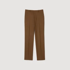 Homme SANDRO Pantalon De Costume En Laine
