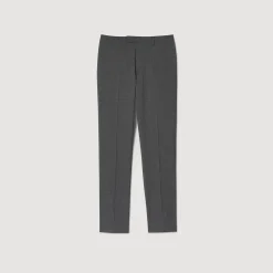 Homme SANDRO Pantalon De Costume En Laine