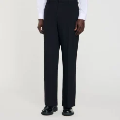 Homme SANDRO Pantalon De Costume En Laine
