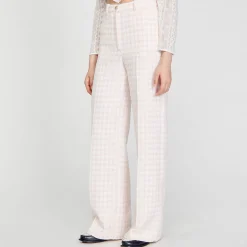 Femme SANDRO Pantalon De Costume En Tweed