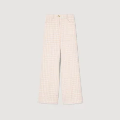 Femme SANDRO Pantalon De Costume En Tweed