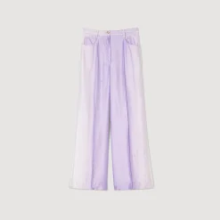 Femme SANDRO Pantalon De Costume Fluide