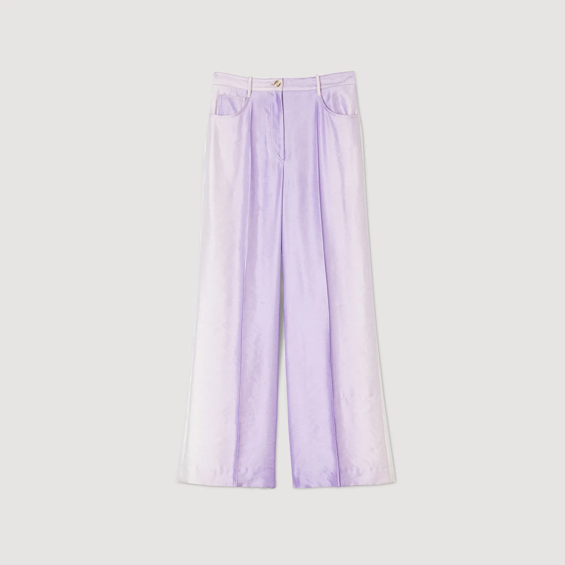 Femme SANDRO Pantalon De Costume Fluide