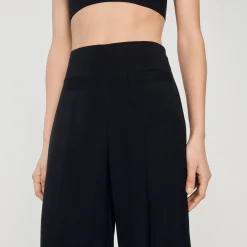 Femme SANDRO Pantalon De Costume Large
