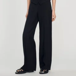Femme SANDRO Pantalon De Costume Large