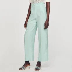 Femme SANDRO Pantalon De Costume Large