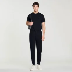 Homme SANDRO Pantalon De Jogging En Maille