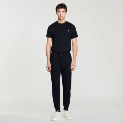 Homme SANDRO Pantalon De Jogging En Maille