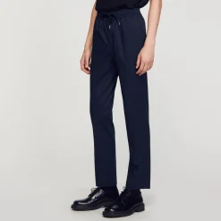 Homme SANDRO Pantalon Droit élastiqué